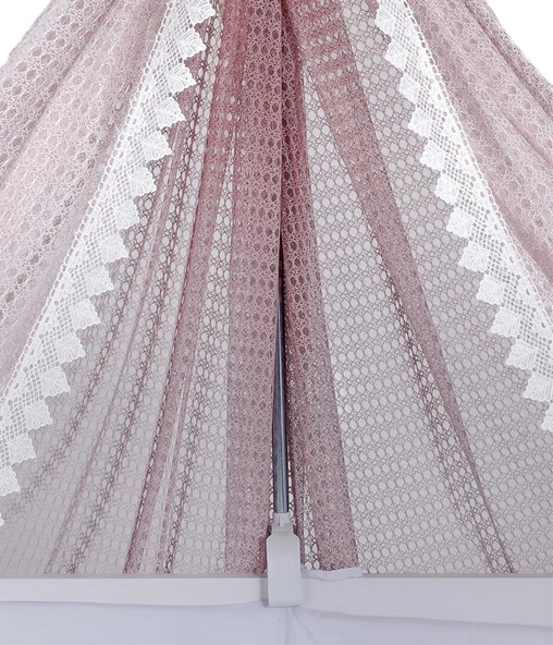 Tommybaby Dream Güpürlü Lüx Cibinlik ve Topuzlu Demir - 8