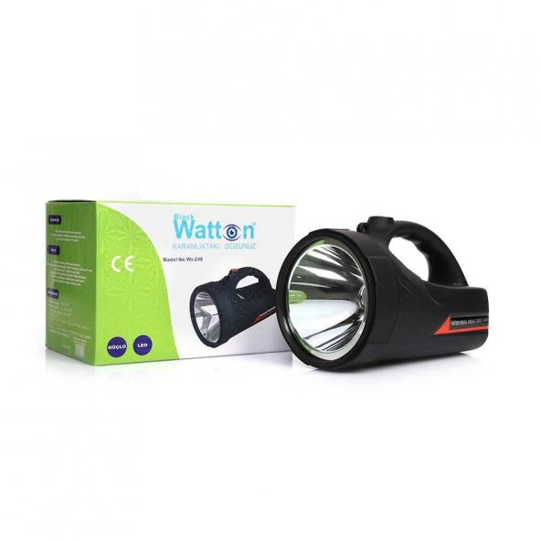 Watton Wt-240 7000mAh 20W Şarjlı Led Fener Projektör - 4