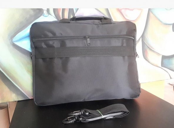 Çok Amaçlı Laptop Dizüstü Bilgisayar Bölmeli Sırt Çanta Sıyah