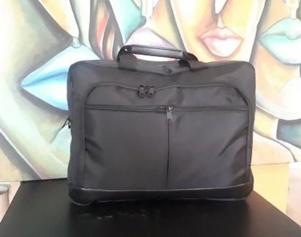Çok Amaçlı Laptop Dizüstü Bilgisayar Bölmeli Sırt Çanta Sıyah - 3
