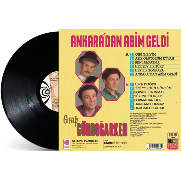 GRUP GÜNDOĞARKEN - ANKARADAN ABİM GELDİ (LP) - 4