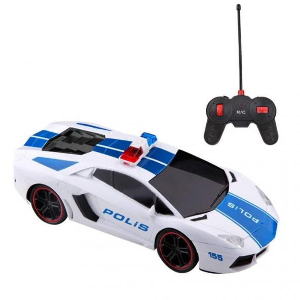 Toysan Şarjlı Uzaktan Kumandalı Spor Polis Araba 1:12