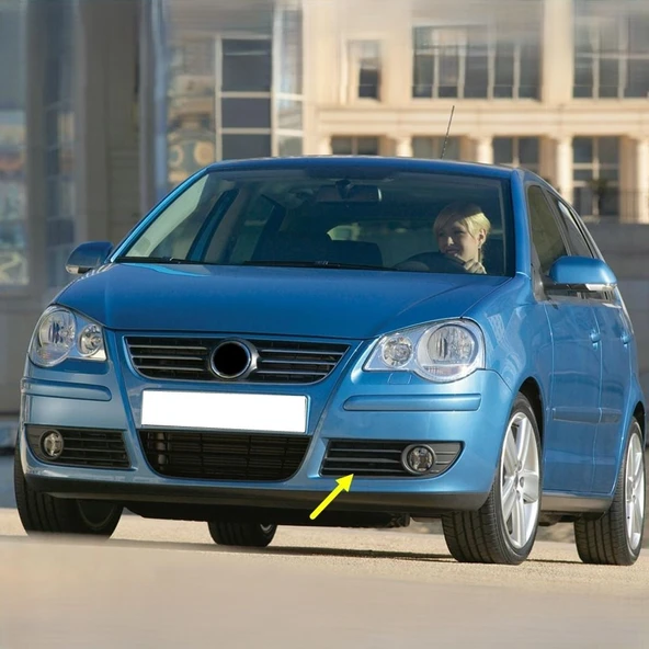 VW Polo 2005-2009 Ön Tampon Sol Sis Farı Kapağı 6Q0853665E