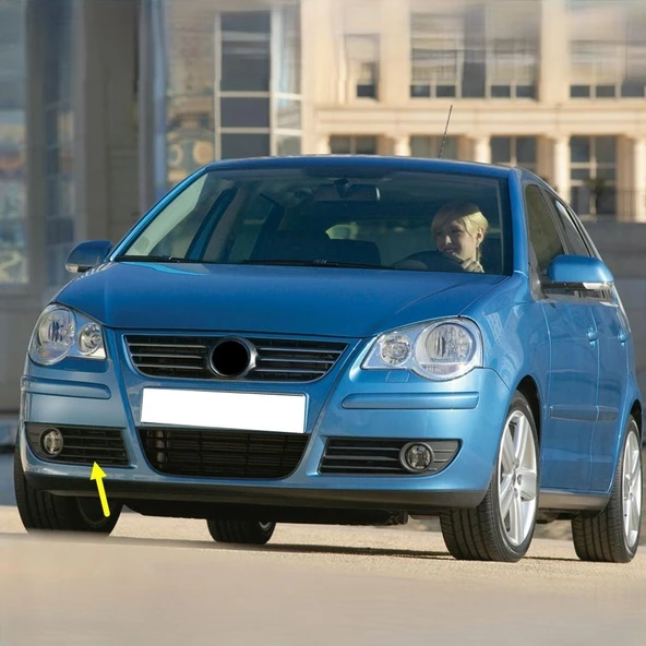 VW Polo 2005-2009 Ön Tampon Sağ Sis Farı Kapağı 6Q0853666H