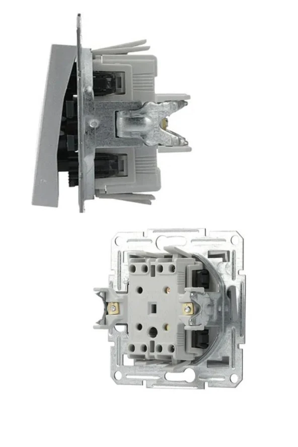 Schneider Asfora Beyaz Zil İşaretli Yaylı Zil Anahtarı - Resim 2
