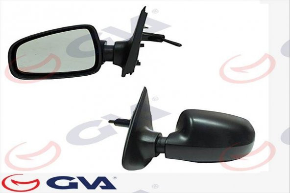 GVA 1019173-DIŞ DİKİZ AYNASI MEKANİK SOL DACIA SANDERO STEPWAY 12 SİYAH VM-6804L