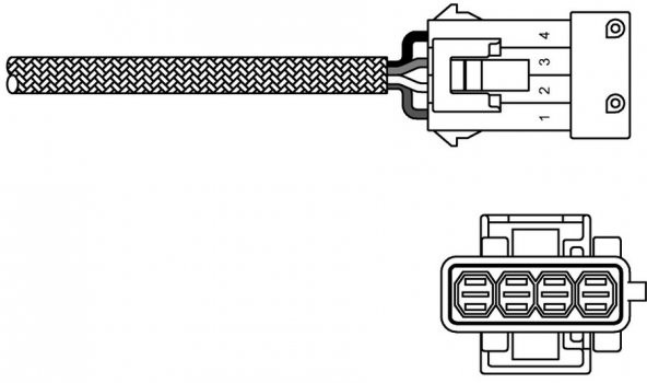 DELPHI ES10795-12B1-OKSIJEN SENSORU (LAMBDA) Z16XEP ASTRA/VECTRA