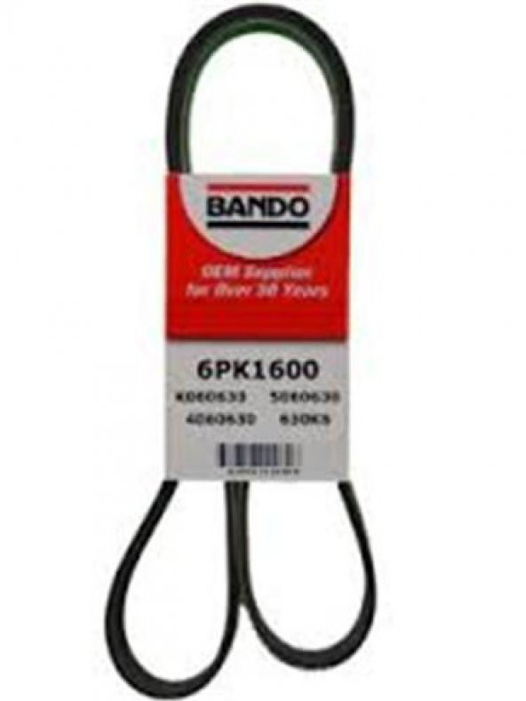 BANDO 6PK1600-KANALLI KAYIŞ LGN 2.0 16V AC 68413 6PK1605