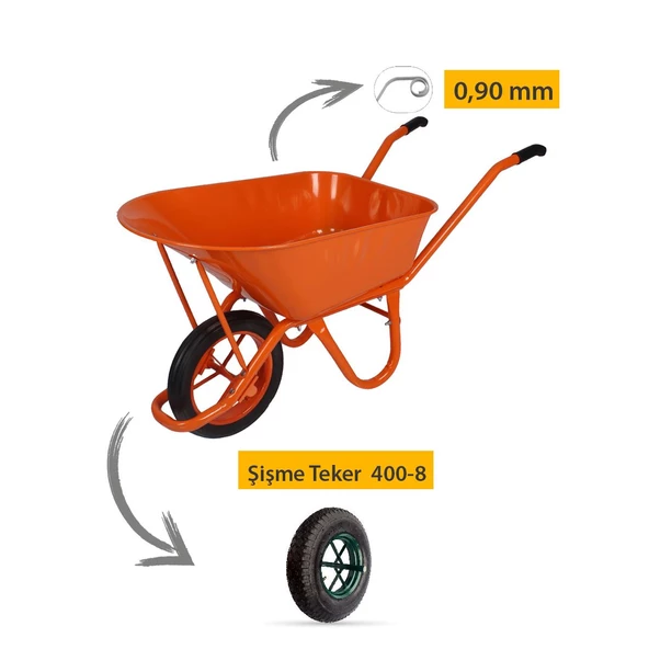 Kanat Plus Afrika Demonte El Arabası 0.90 cm Sac - 3