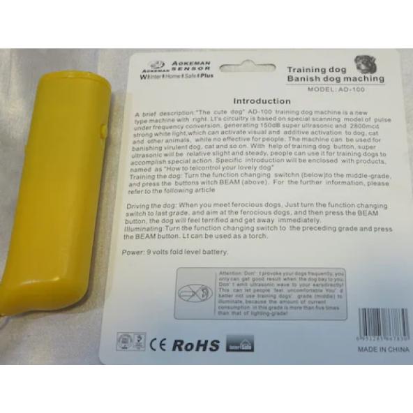 SUPER ULTRASONİC 150 db KÖPEK KOVUCU ve EĞİTİCİ CİHAZ-KARGO BİZDN-M227 - 3