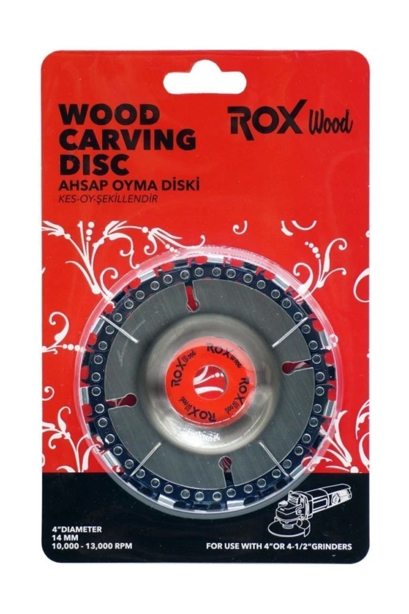 Zincirli Ahşap Oyma Ve Işleme Diski 115 Mm - 2