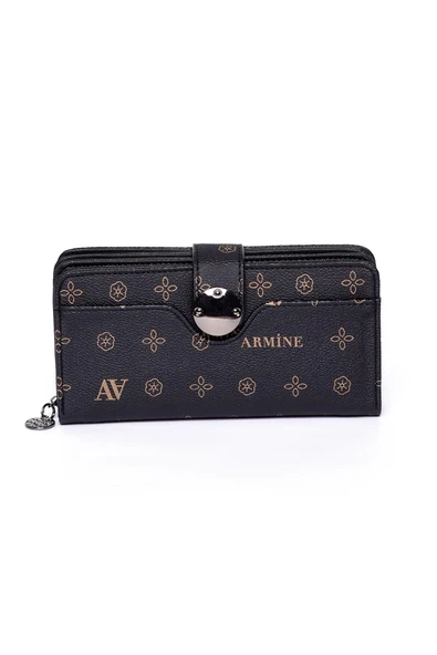 Armine C 04 Kadın Baskılı Cüzdan & El Çantası - Resim 4