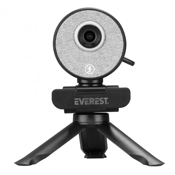 Webcam Full HD Mikrofonlu Tripodlu Harekete Duyarlı Bilgisayar Kamerası Everest SC-HD09