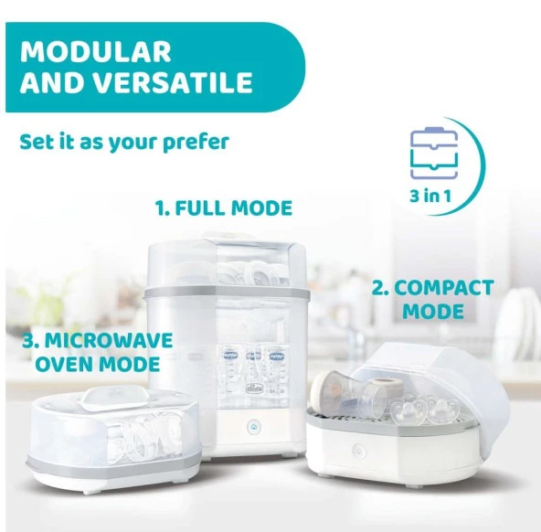 Chicco 3 in 1 Buharlı Sterilizatör - 4