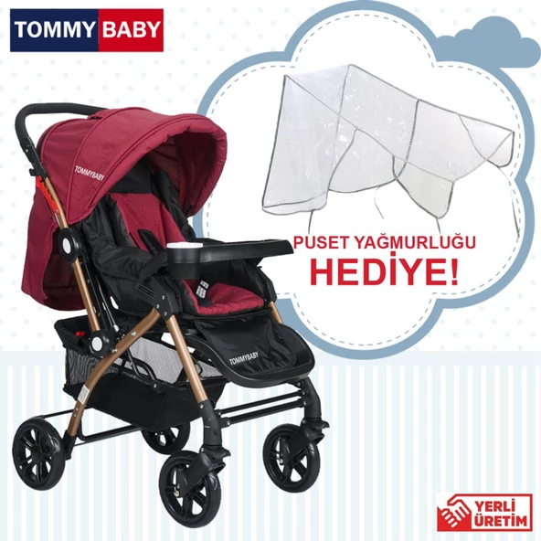 Tommybaby Eagle Gold Alüminyum Lüx Çift Yön Bebek Arabası - 4