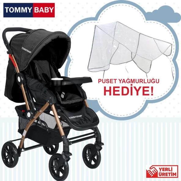 Tommybaby Eagle Gold Alüminyum Lüx Çift Yön Bebek Arabası - 5