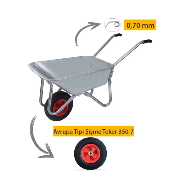 Kanat Fort Demonte El Arabası 0,70 mm - 2