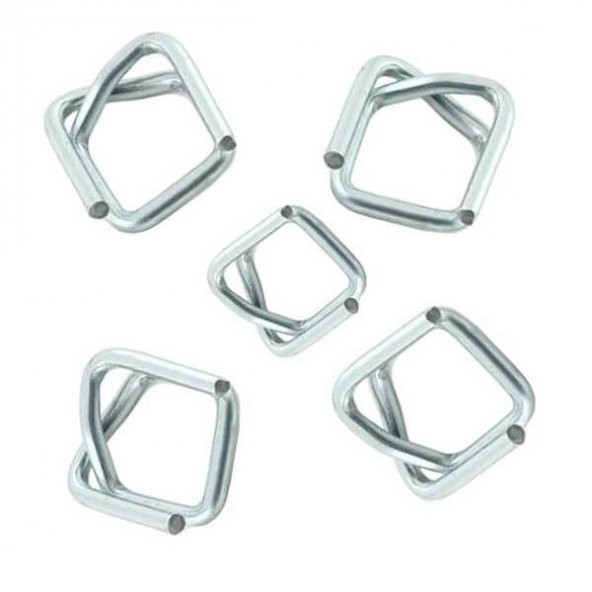 Varmax - 13 mm Kompozit ve Polyester Çember Bukle Toka 1000 Adet - 1