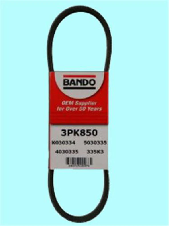 BANDO KANALLI KAYIŞ NISSAN TOYOTA YARIS 1.3 16V 99-05 38353