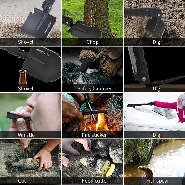 Supcamp Survival Kamp Küreği - 5