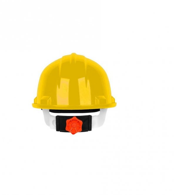 Essafe 1537 Plastik İçlikli Vidalı Deliksiz Baret Sarı - 3
