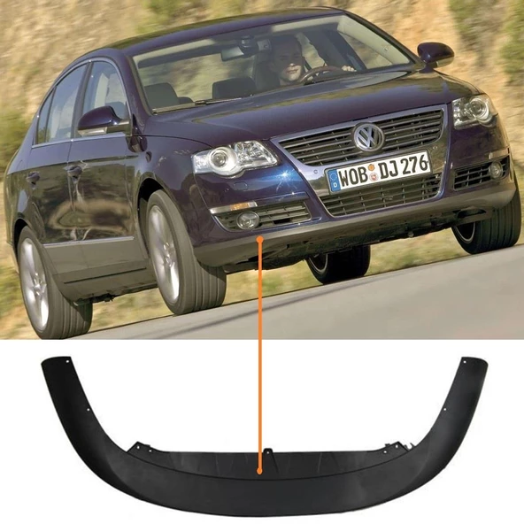 VW Passat B6 06-11 Ön Tampon Alt Spoyler Karlık Orjinal Tip 3C0805903