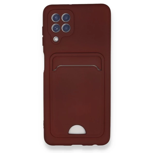 FitCase Samsung Galaxy A22 Cardy Soft Delikli Kartlık Cepli Silikon Kapak - 2