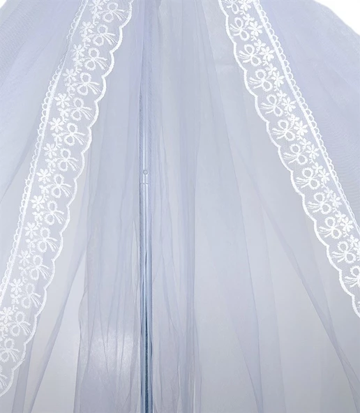 Tommybaby Güpürlü Lüx Cibinlik ve Topuzlu Demir - 4