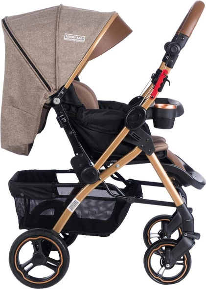 Tommybaby Tornado Plus Gold Alüminyum Lüx Çift Yön Bebek Arabası - 8