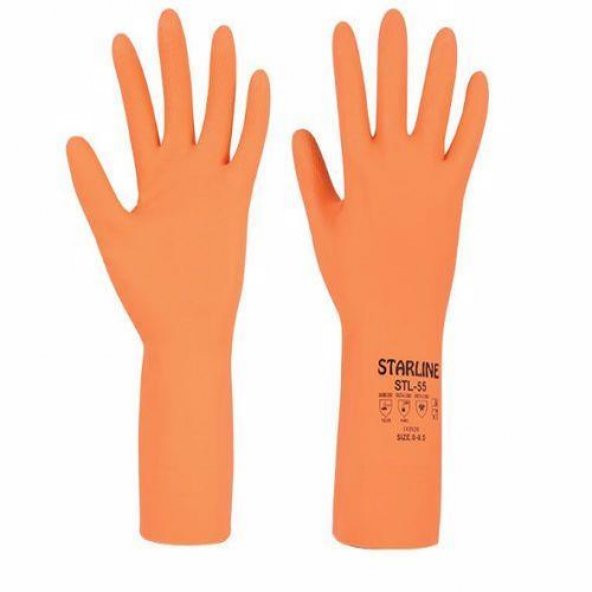 Kimyasal Nitril Eldiven Starline Stl-55 (9-9,5 Numara)10 Çift - 4