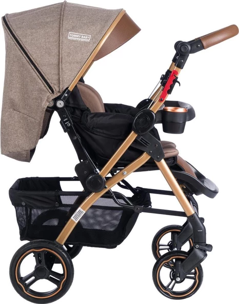 Tommybaby Tornado Plus Gold Alüminyum Lüx Çift Yön Bebek Arabası - 9