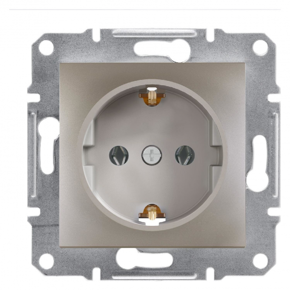 Schneider Asfora Topraklı Priz Bronz EPH2900169