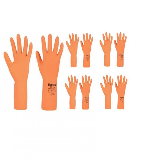 Kimyasal Nitril Eldiven Starline Stl-55 (8-8,5 Numara)5 Çift - 2