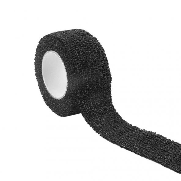 2.5 Cm Siyah Elastik Kendinden Yapışkanlı Coban Bandaj - 2