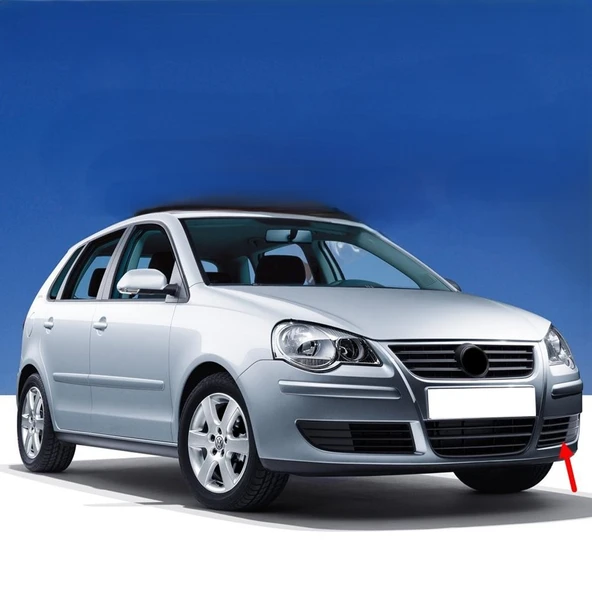 VW Polo 2005-2009 Ön Tampon Sol Panjur Izgarası Kapağı 6Q0853665D