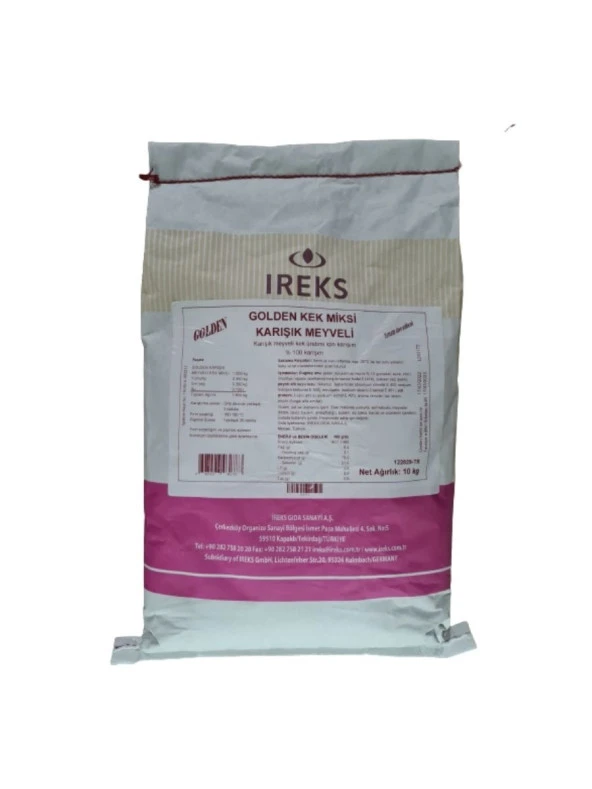 Golden Kek Miksi Karışık Meyveli 10 Kg