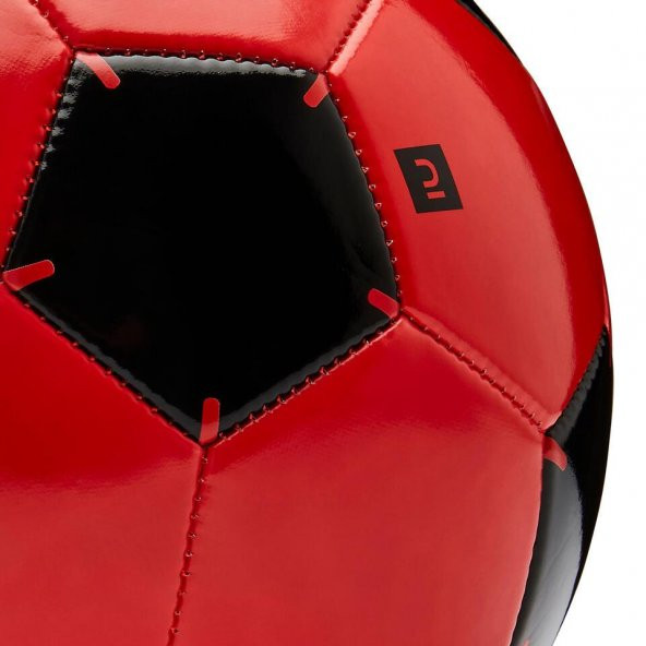 Futbol Topu F100 9-12 Yaş + 4 Numara  YENİ SERİ KIRMIZI - 4
