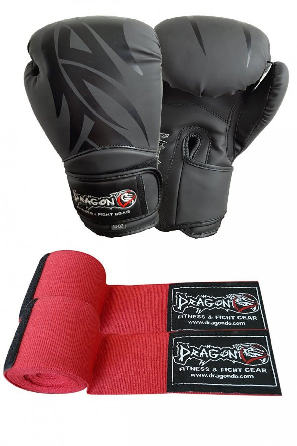 Dragon Black Mamba kırmızı 3,5 metre Bandajlı Set
