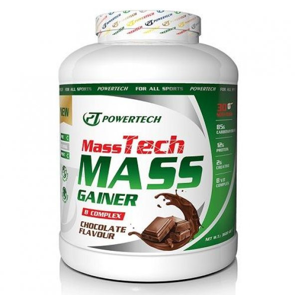 Powertech Masstech MaPowertech Masstech Mass Gainer 3600 Gr Çikolata