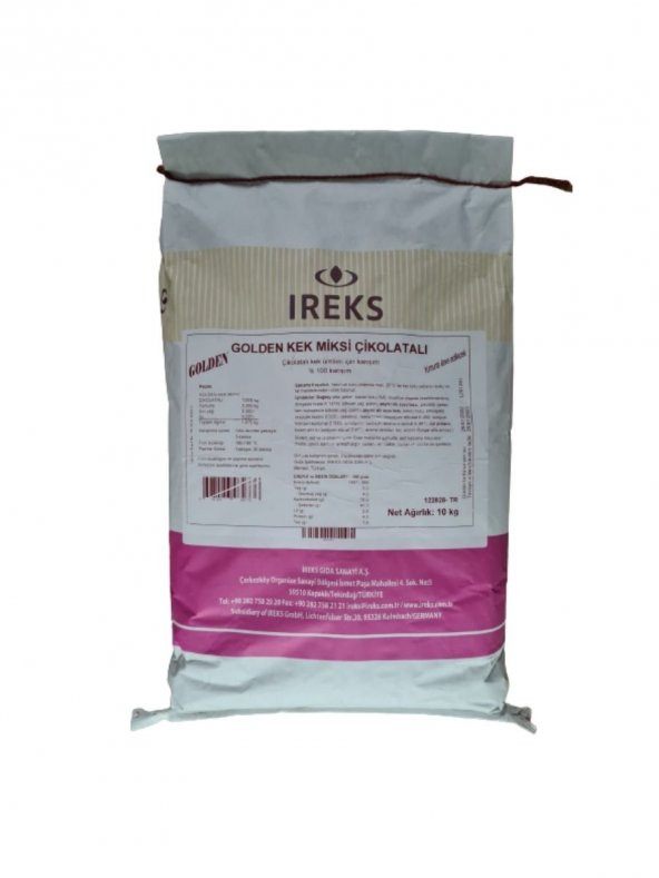 Golden Kek Miksi Çikolatalı 10 Kg