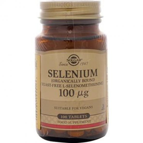 Solgar Selenium 100 Mcg 100 Tablet