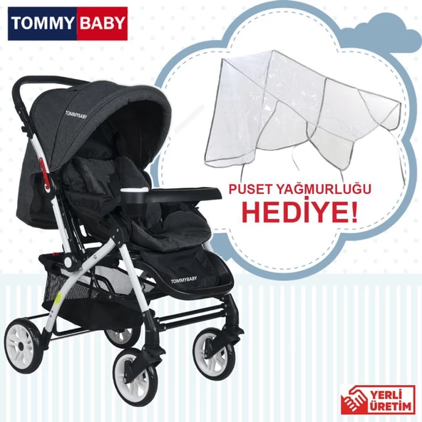 Tommybaby Eagle Alüminyum Lüx Çift Yön Bebek Arabası - 10
