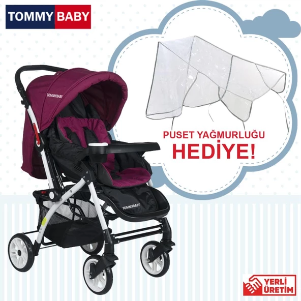 Tommybaby Eagle Alüminyum Lüx Çift Yön Bebek Arabası - 8