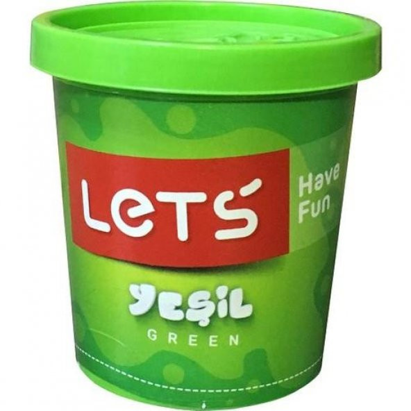 Lets Oyun Hamuru Tek Renk Yeşil 115 GR L8440-4
