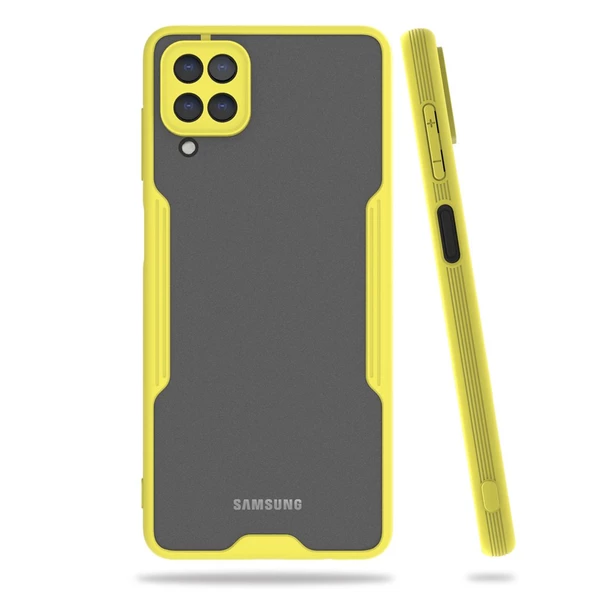 Samsung Galaxy A22 Kılıf Platin Matte Silikon Arka Kapak - 9