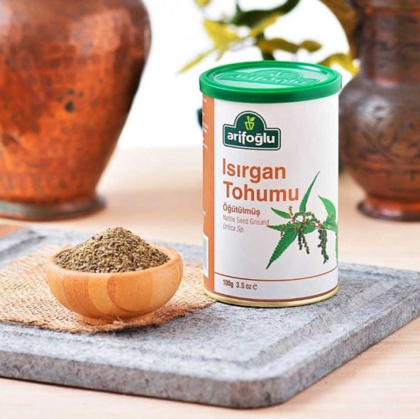 Arifoğlu Öğütülmüş Isırgan Tohumu Teneke 100 G