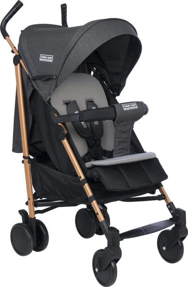 TommyBaby Luppo Gold Tam Yatar Baston Bebek Arabası Puset - 4