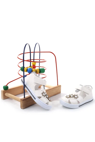 Şirin Bebe 1716 Kız Bebek Ortopedik Ayakkabı Sandalet - Resim 7