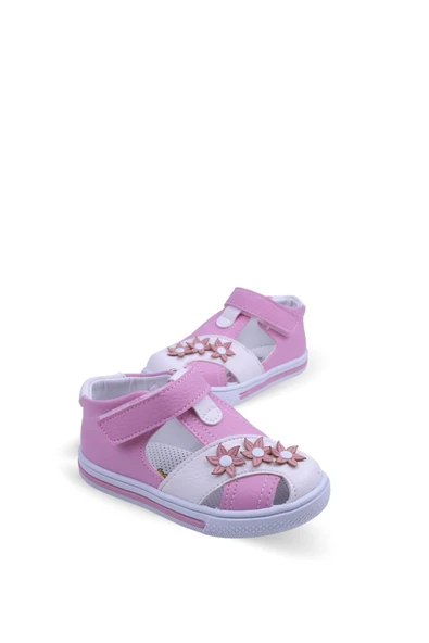 Şirin Bebe 1716 Kız Bebek Ortopedik Ayakkabı Sandalet - Resim 4