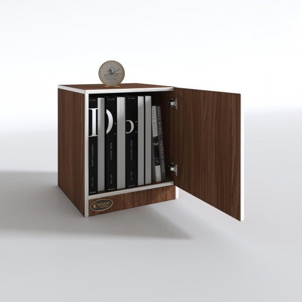 Kenzlife kapaklı mutfak dolabı melek29 cvz 039x029x29 banyo ofis komodin (m) - 2